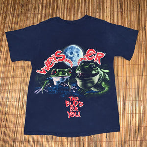 L - Vintage 1995 Budweiser Frogs 2-Sided Shirt