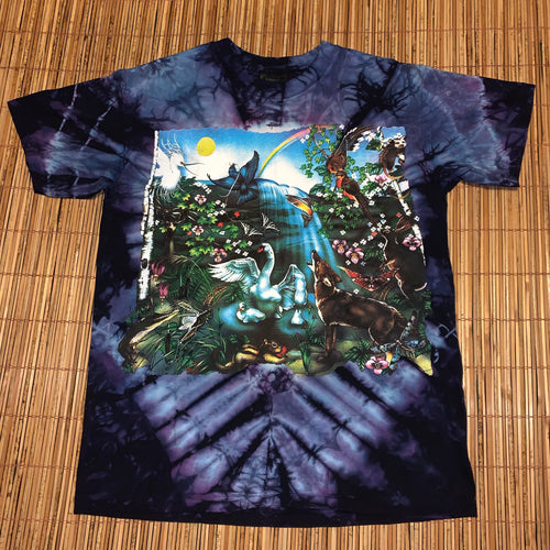 XL - Vintage 2–Sided Tie-Dye Rare Nature Shirt
