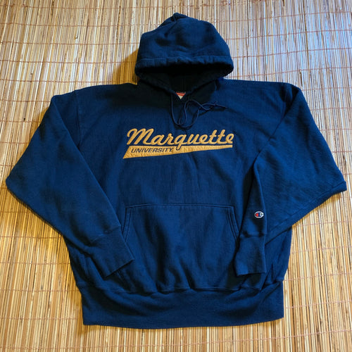 XXL/XXXL - Marquette Michigan University Reverse Weave Heavy Hoodie