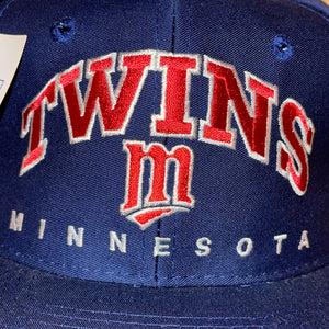 Vintage NWT Minnesota Twins Drew Pearson Snapback Hat