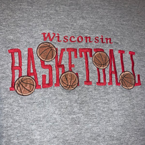 XL/XXL - Vintage Wisconsin Basketball Crewneck