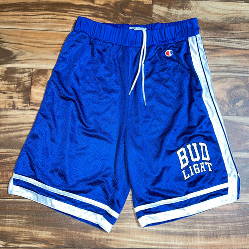 L - Vintage Bud Light Champion Athletic Shorts