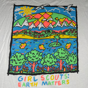 L - Vintage Girl Scouts Earth Matters Shirt