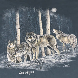 L - Vintage 1995 Wolf Las Vegas Shirt