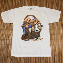 Load image into Gallery viewer, XL - Vintage 1995 Basket Puppy Shirt