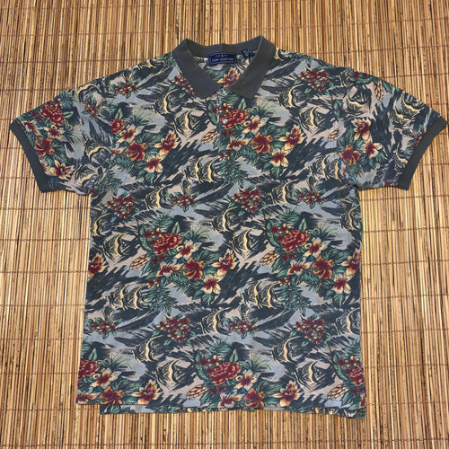 XL - John Ashford Floral Polo