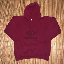 Load image into Gallery viewer, S(Fits L-See Measurements) - Vintage 90s Embroidered Adidas Hoodie