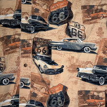 Load image into Gallery viewer, XL - Route 66 Button Up Car Shirt