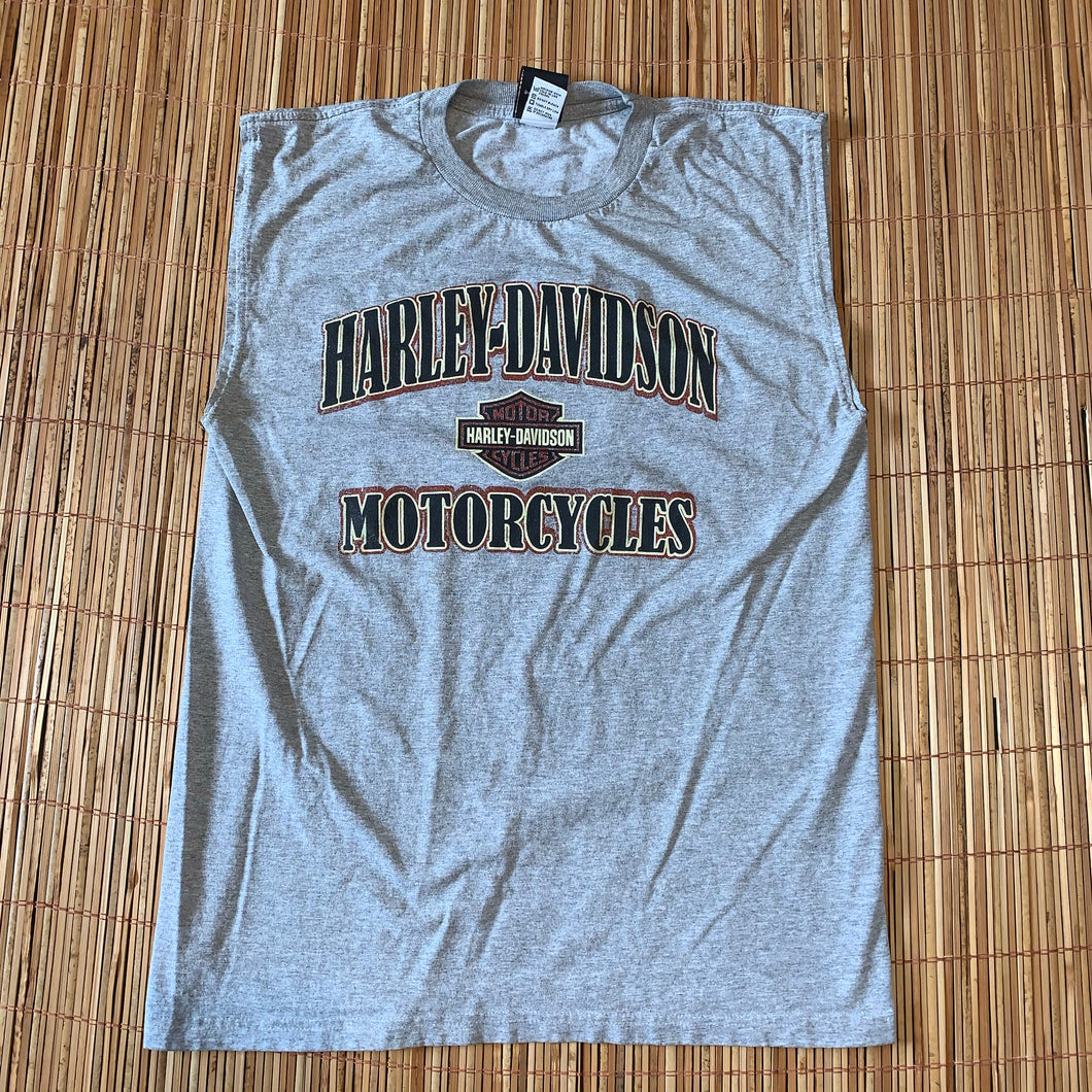 L - Harley Davidson Motorcycles Cutoff Shirt