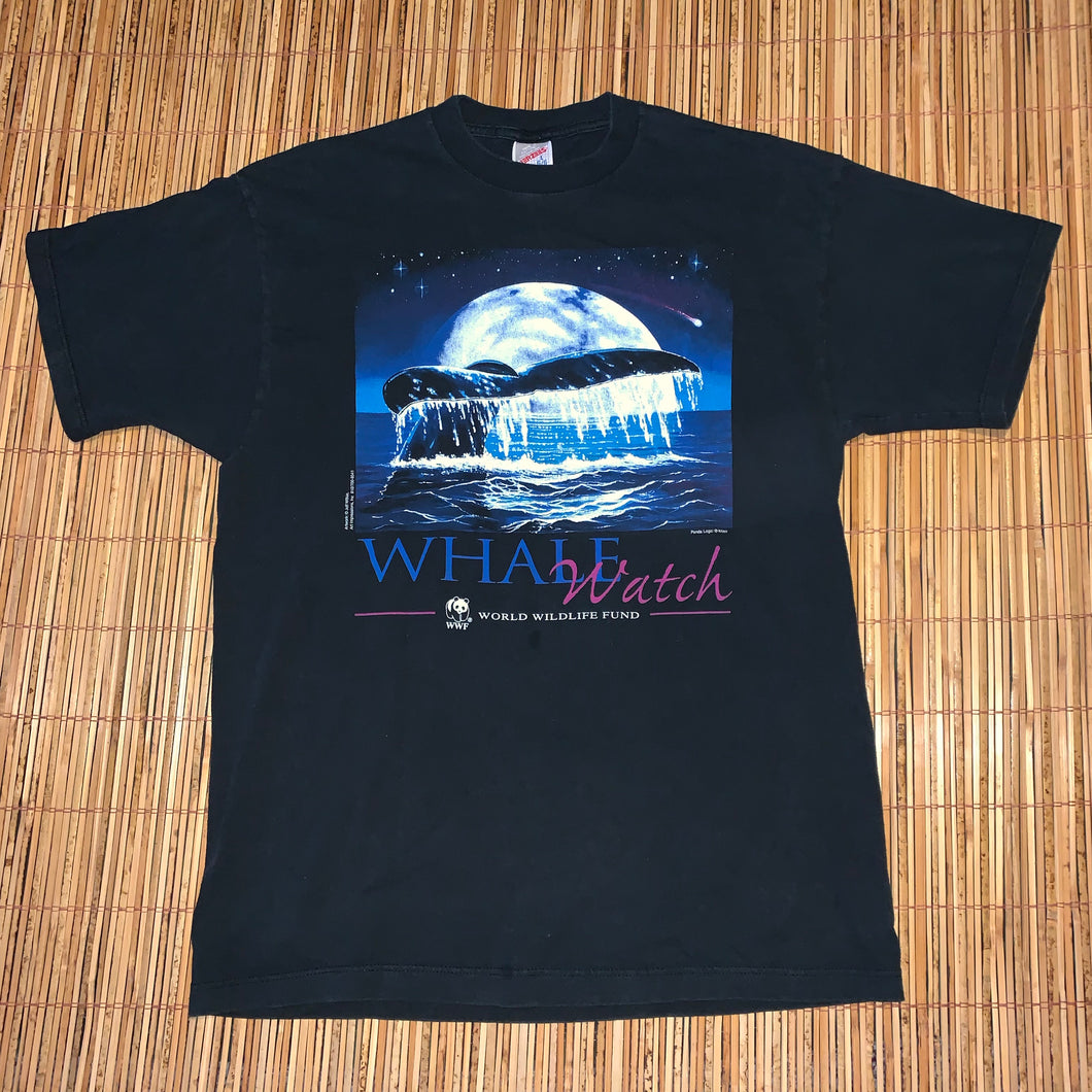 L - Vintage Whale Watch Wildlife Shirt