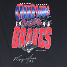 Load image into Gallery viewer, XL - Vintage 1995 Atlanta Braves Marquis Grissom Autographed Shirt