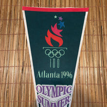 Load image into Gallery viewer, Vintage Atlanta 1996 Olympic Games Pennant