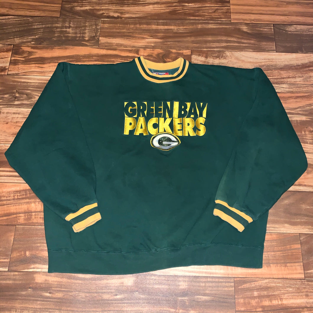 XXL - Vintage Green Bay Packers Pro Player Crewneck