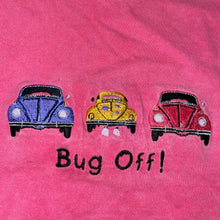 Load image into Gallery viewer, L - Bug Off Embroidered Volkswagen Bug Shirt