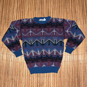 M - Vintage Exotic Pattern Sweater