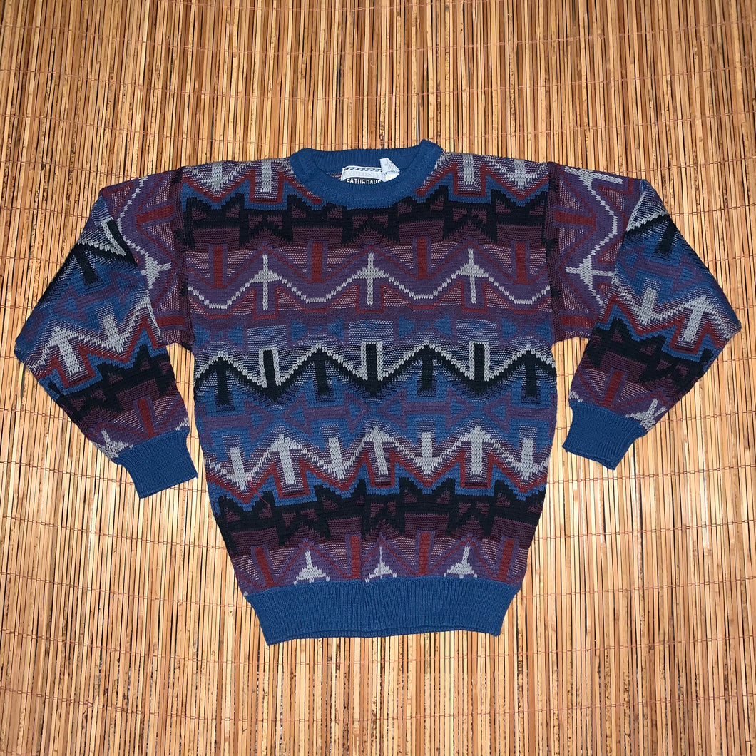 M - Vintage Exotic Pattern Sweater