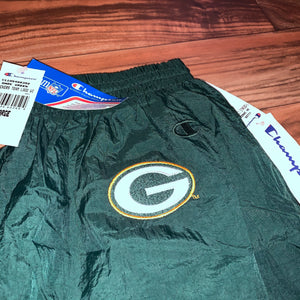 L/XL - Vintage NWT Green Bay Packers Champion Windbreaker Pants