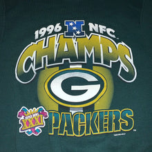 Load image into Gallery viewer, M - Vintage 1996 Packers Super Bowl NFC Crewneck