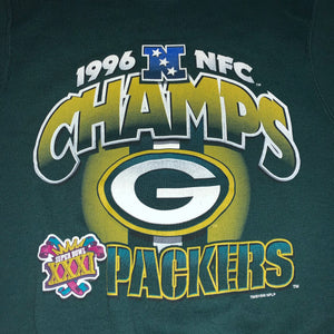 M - Vintage 1996 Packers Super Bowl NFC Crewneck