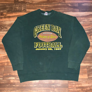 XXL - Vintage 1997 Packers Return To Glory Crewneck