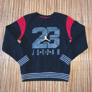 Youth L - Air Jordan Striped 23 Sweater