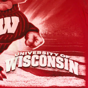 L - Wisconsin Badgers All Over Print Shirt
