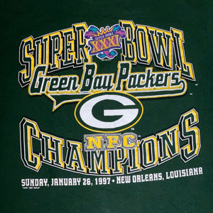 L - Vintage Green Bay Packers Super Bowl Shirt