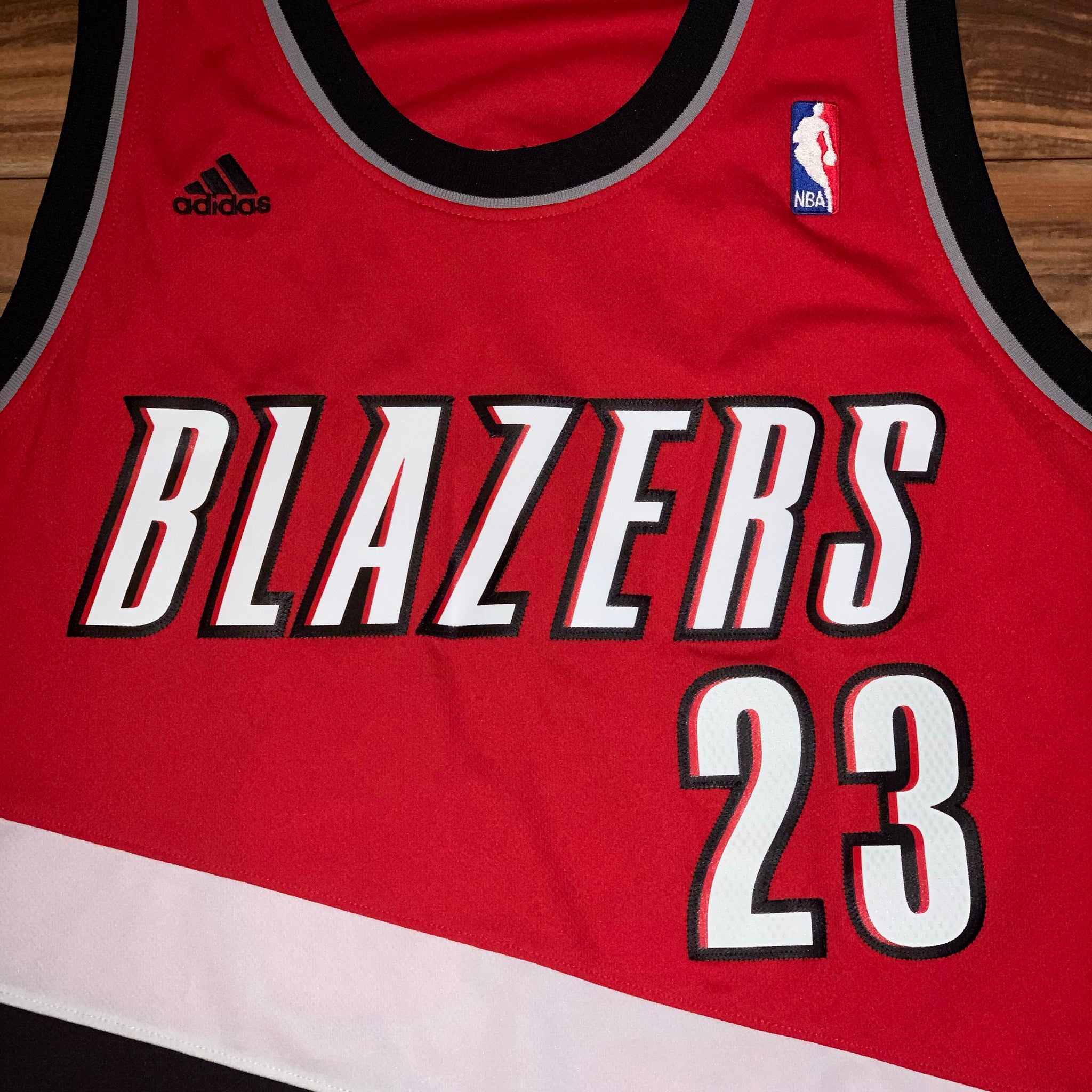 Long L - Marcus Camby Portland Trailblazers Rare Stitched Adidas Jerse –  Twisted Thrift