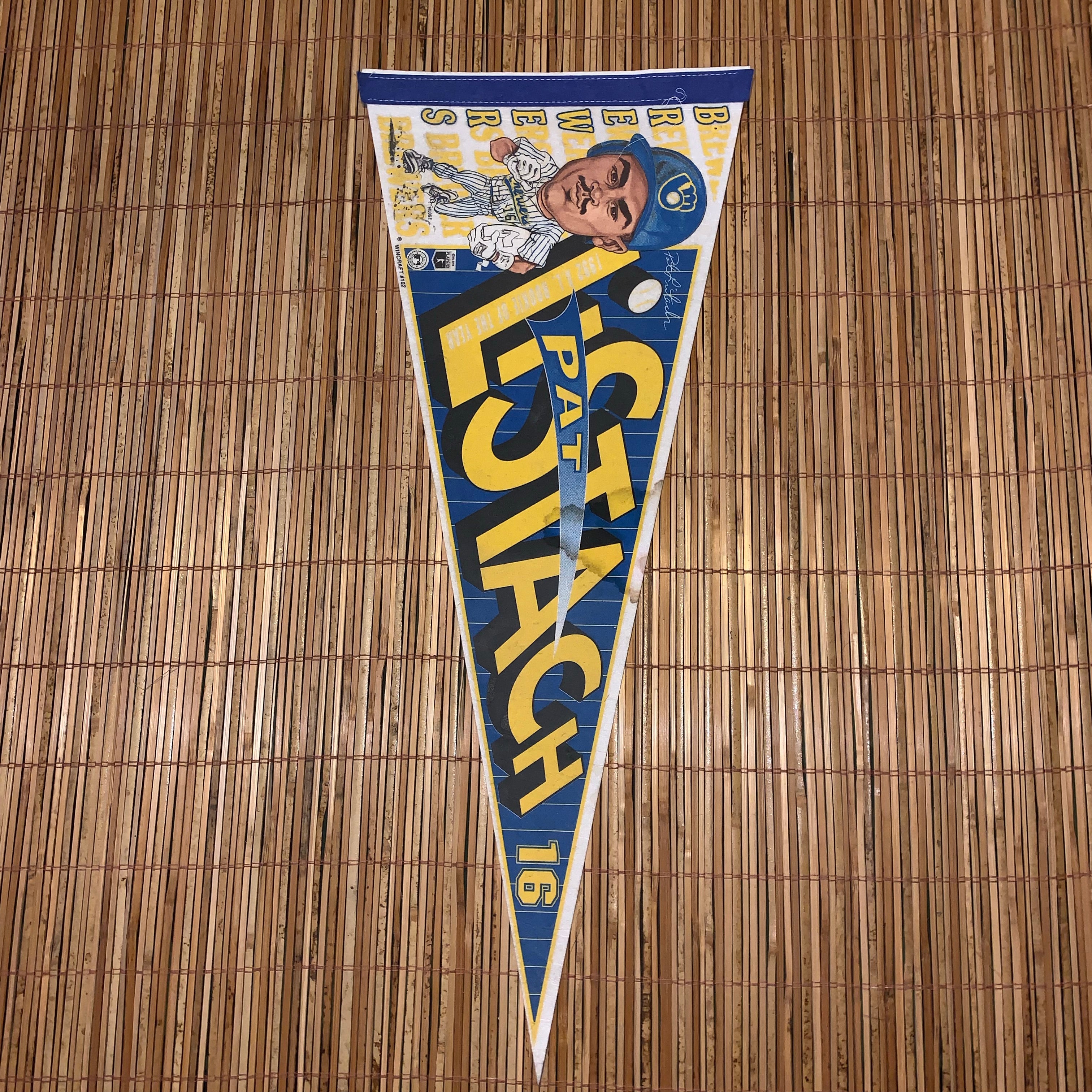 Vintage Pat Listach Brewers Pennant – Twisted Thrift