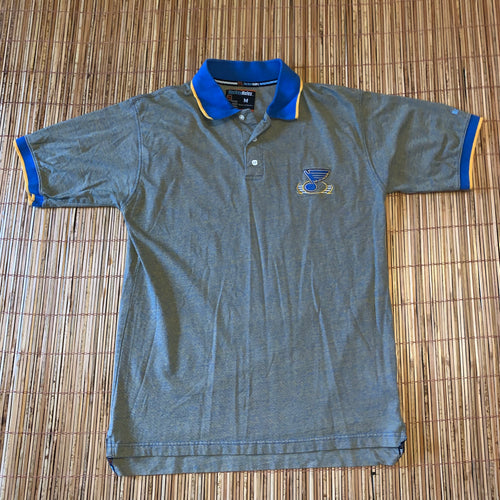 M(Fits Big-See Measurements) - Vintage 90s St Louis Blues NHL Polo