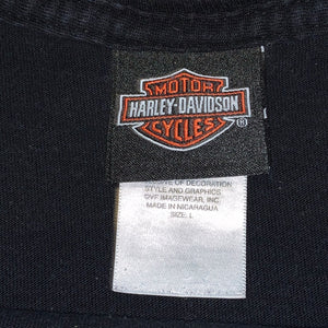 L - Harley Davidson Peshtigo WI Fire Shirt