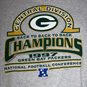 L - Vintage 1997 Central Division Champs Packers Crewneck
