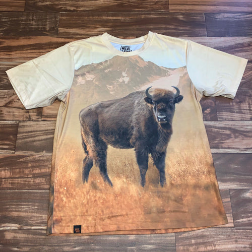 L - Bison All Over Print Nature Shirt