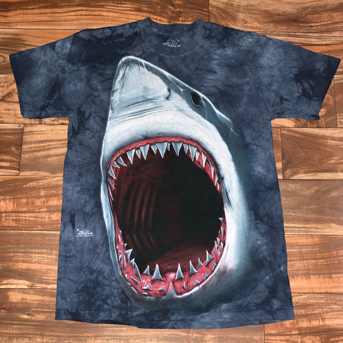 M - The Mountain Shark Jaws Dye Shirt