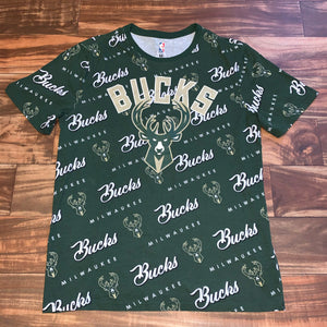M - Milwaukee Bucks All Over Print Shirt