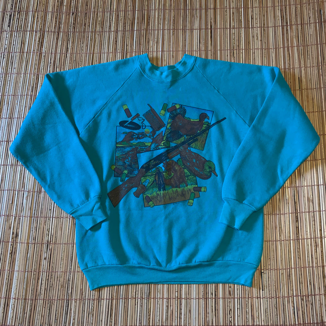 L - Vintage 1980s Duck Hunting Sweater