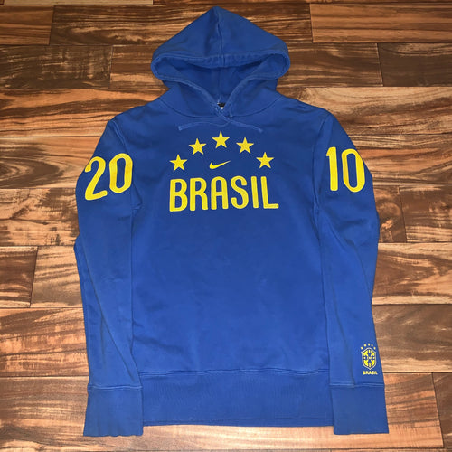 S - Nike Brasil 2010 Center Swoosh Hoodie