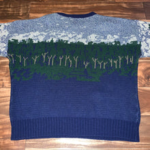 Load image into Gallery viewer, Short L - Vintage Fishing Nature Knit Sweater