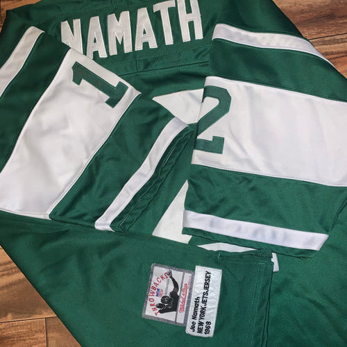 XL/XXL - Joe Namath New York Jets Throwback Jersey