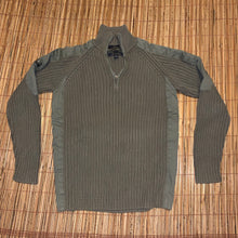 Load image into Gallery viewer, M - Nautica Jeans Heavy Duty Olive 1/4 Zip Sweater