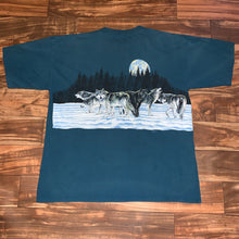 Load image into Gallery viewer, XL/XXL - Vintage 1991 Wolf Pack Moon Shirt