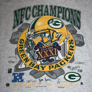 L - Vintage Green Bay Packers NFC Champs Shirt
