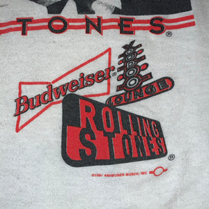 L(See Measurements) - Vintage 1994 Rolling Stones Budweiser Shirt