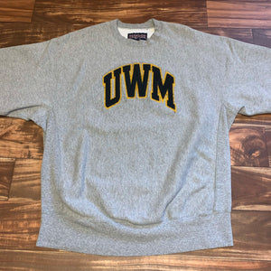 XL - Vintage UWM Milwaukee Reverse Weave Crewneck