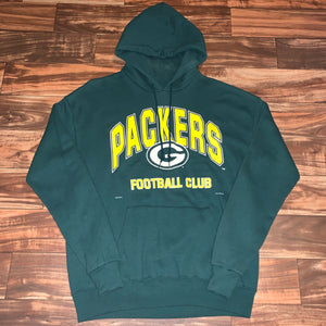 L - Vintage 1996 Green Bay Packers Football Club Hoodie