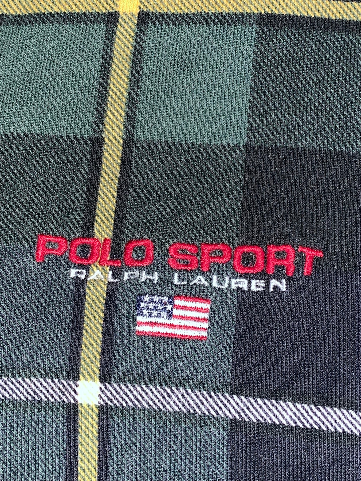XL - Vintage Sport Ralph Lauren Plaid Sweater – Twisted Thrift