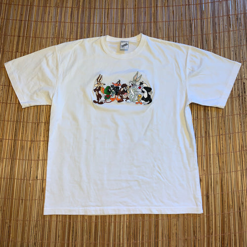 L - Vintage 1998 Looney Tunes Embroidered Shirt