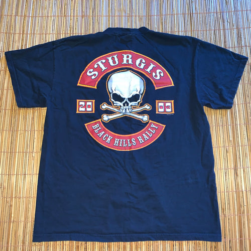 L - Sturgis Black Hills Rally 2003 Shirt