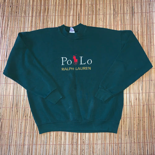 L(See Measurements) - Polo Ralph Lauren Embroidered Sweater