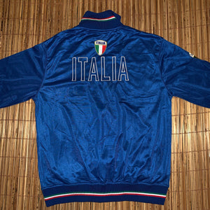 XXL (See Measurements) - Italia 2-Sided Spellout Track Jacket